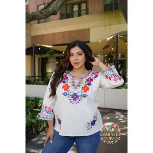 Delia Mexican Embroidery Top