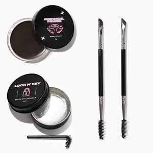 72HR Beauty Brow Pomade & Lock N' Key Wax Duo for Long-Lasting Hold