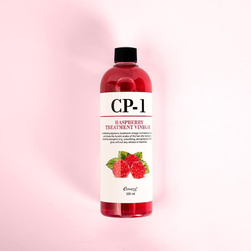CP-1 Raspberry Treatment Vinegar 16.9 fl oz. – Instant Shine Hair Glaze & Scalp Detox | pH Balancing Rinse for Glass Hair & Hard Water Protection