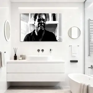 Black And White Humor Movie Toilet Theme Poster Canvas Festival Wall Decoration Printing Room Aesthetics Printing Modern Family Bedroom Aesthetics Canvas Decoration