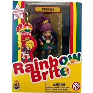 40th Anniversary Rainbow Brite Series 1 - Tickled Pink Figure - 2.5' Inch - Limited Edition (Rare)