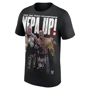 R-Truth & Damian Priest WWE Tag Team Champions Wepa Up! T-Shirt,Vintage WW.E Graphics Tee, Pro Wrestling WrestleMania Fan Gift Tee Gift for Men And Women