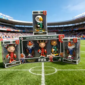 Authorized 2026 Usa Mexico Canada Fifa World Cup Collectible Figures, Memorabilia Display Pieces, Fan Gift Box Set, Ideal for Friends Family