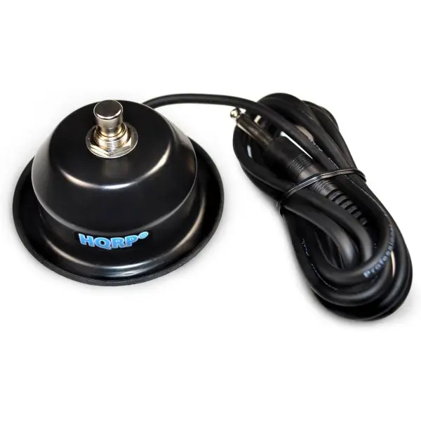 HQRP 1-Button Guitar Amp Footswitch Replacement for Fender 099-4049-000 fits FM, Mustang, Blues Junior amps