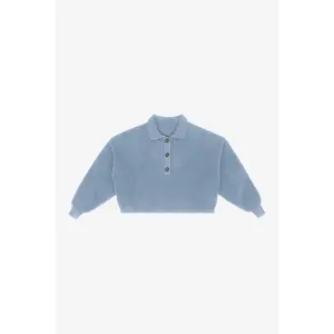 FM30GD - Fisherman Cropped Polo Pullover
