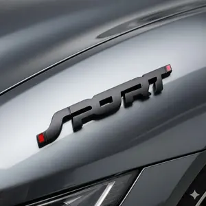 3D Chrome Metal Car Stickers, Black Racing Letter Emblems, Trunk Decals, Custom Automotive Graphics, Sports Style Vinyl, Vehicle Exterior Modification, Personalized Badge Stickers, Auto Decoration, Car Modification Decals, Metal Car Emblems