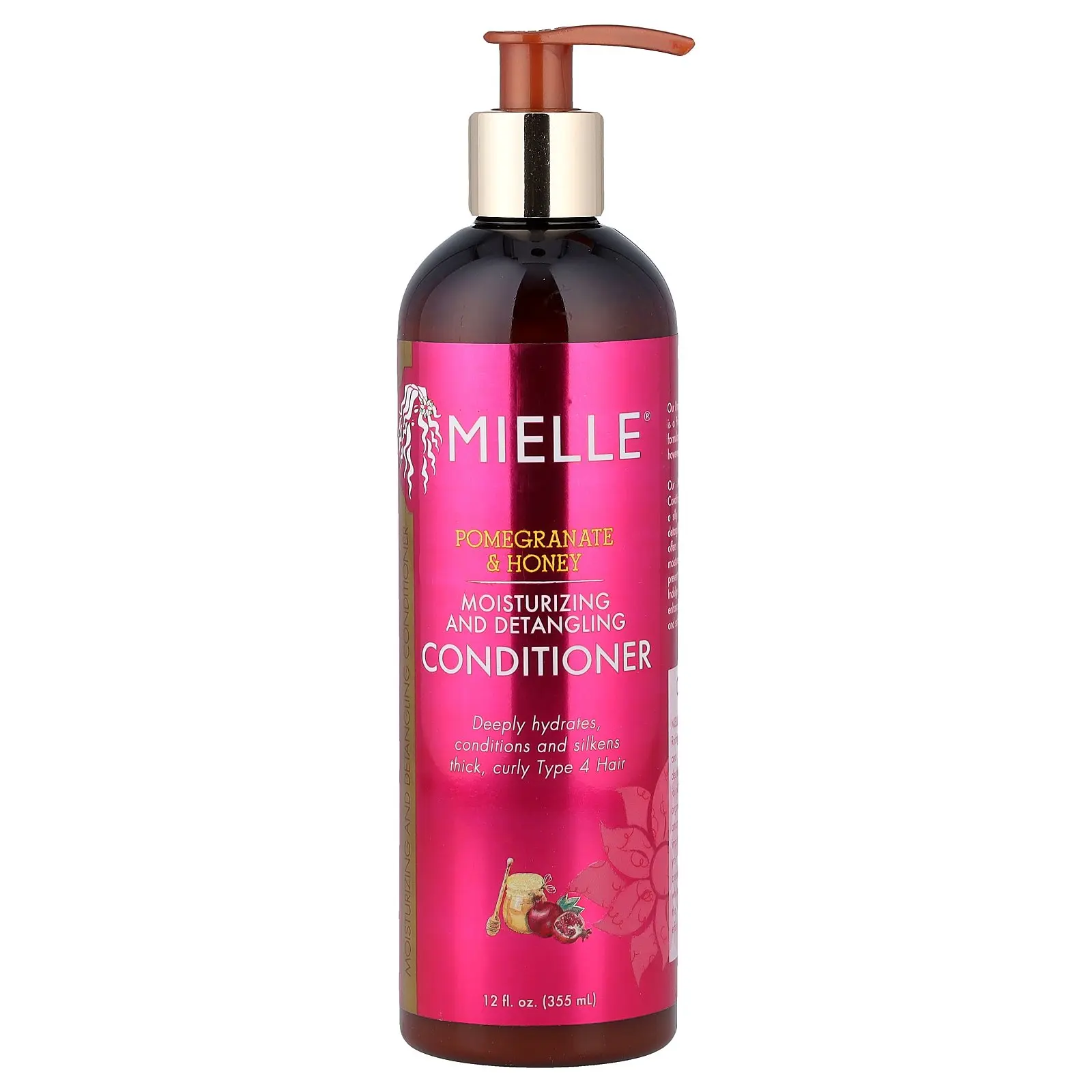 Mielle Moisturizing and Detangling Conditioner, Pomegranate & Honey, 12 fl oz (355 ml)