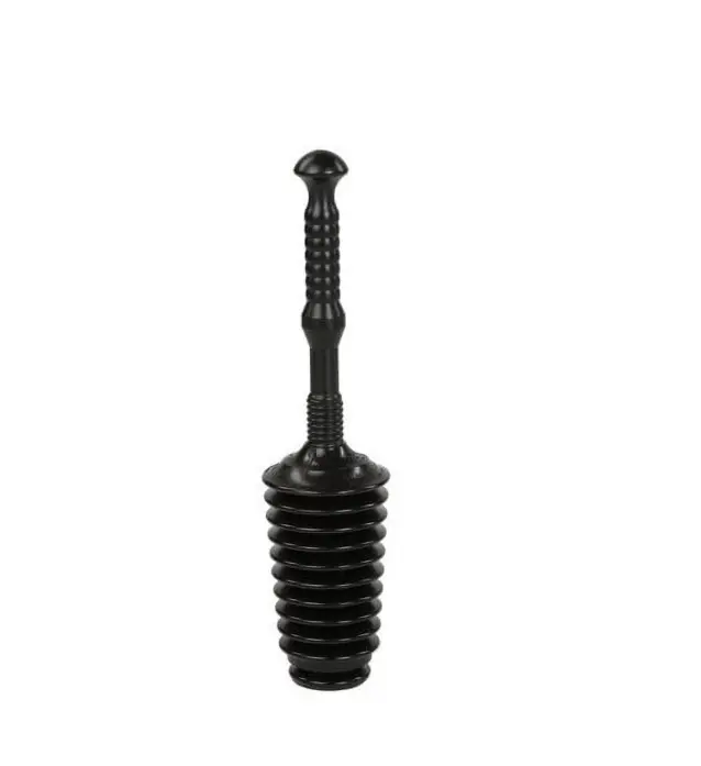 MP500-3 Heavy Duty All Purpose Plunger for Toilets with Air Release Valve Black Model