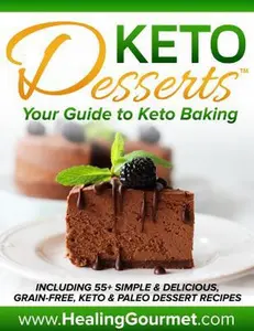 USED-Keto Desserts Your Guide to Keto Baking by Kelly Herring (Paperback)