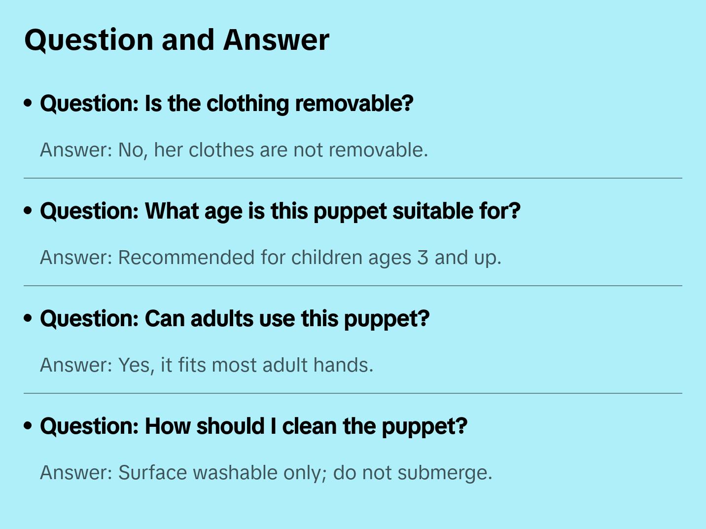 Mermaid Puppet (14")