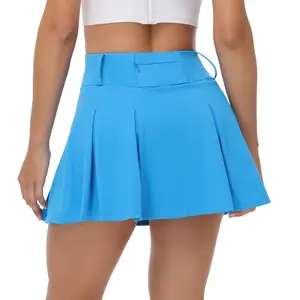 Pleated Tennis Skirt for Women Athletic Skort with Pockets, High-Waisted Golf & Workout Skirt for Pickleball  ,Running  & Casual Wear
