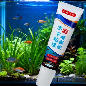 Underwater Adhesive Sealant, Can Be Operated Directly Underwater, Suitable for Aquarium Landscaping Adhesion, Glass Tank Fish Tank Water Leakage Sealing, Various Water Container Leakage Sealing