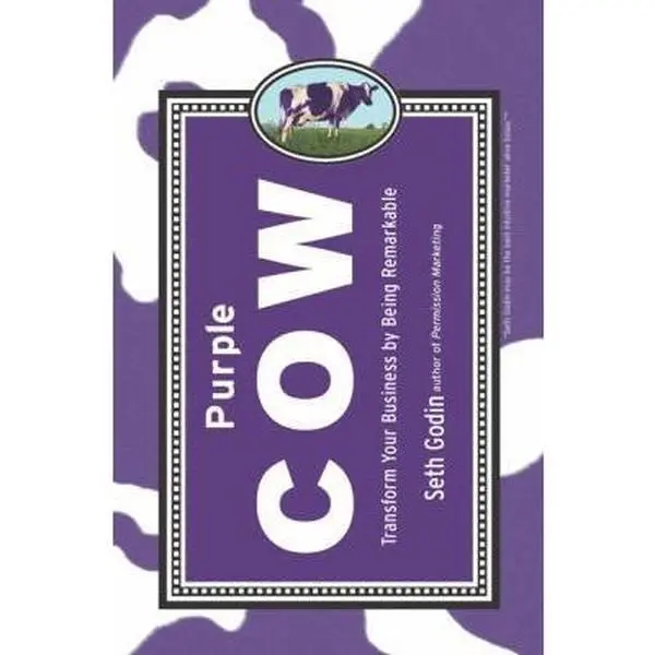 USED Book - Purple Cow: Transform Your Business by Being Remarkable by Seth Godin (Hardcover) - english