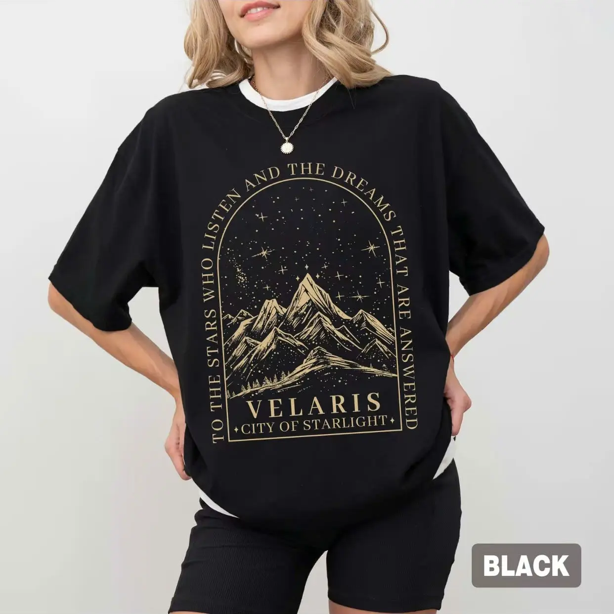 Comfort Colors - Velaris City Of Starlight Shirt, The Night Court Shirt, SJM Merch Shirt, Acotar Velaris TShirt, Court of Dreams, Velaris Bookish, To The Stars Who Listen And The Dreams That Are Answer