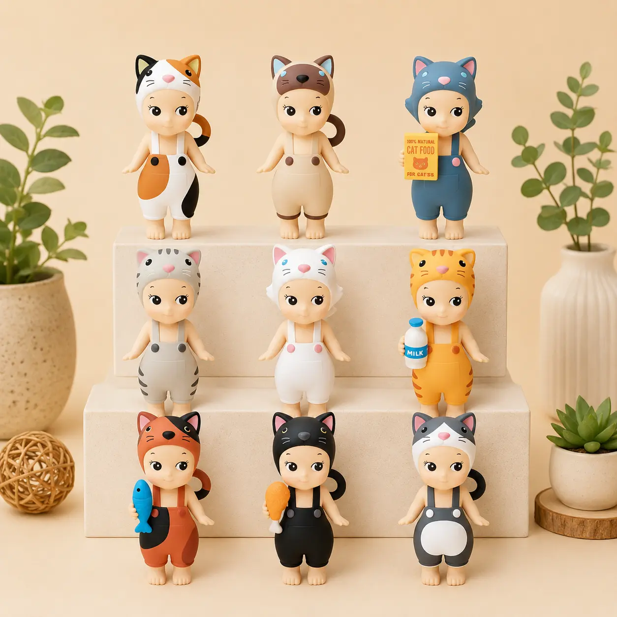 Sonny Angel Cat Series Limited Edition - 1 Sealed Blind Box Collectible Mini Figure - Kids' Birthday Gift