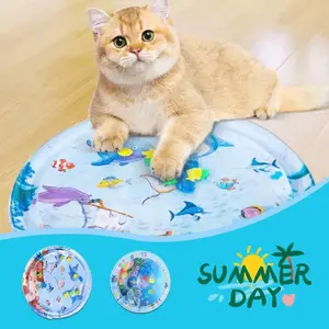 Pet Cooling Mat Summer Ice Pad, Breathable Water Bed Cushion for Dogs Cats, Kennel Sleeping Mat