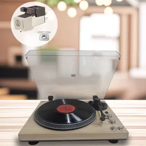 Retro Vinyl Record Player AT3600L Replacement Stylus Belt-driven Turntable with Wireless Audio Pre-amplifier RCA Line Output 2 Speeds Ideal for Halloween Thanksgiving Christmas Gift