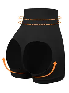 S-XXL,Women's High-Waisted Shaping Underwear, Abdominal Control Compression Panties, Seamless Shapewear, Casual Elastic Waist, All Seasons, Natural Waist, Plain Pattern, Fit, Womenswear