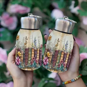 1pc 10.5oz double-wall insulated thermos cup, outdoor sports, camping, travel cold and hot drink cup - perfect gift for birthdays, Christmas, Valentine's Day, gift drink container; vibrant bottle design; safety cap bottle, coffee travel cup