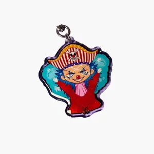 4 Style Pirate Adventure Villains Anime Acrylic Keychain, Funny & Cutest Bag Charm Gifts