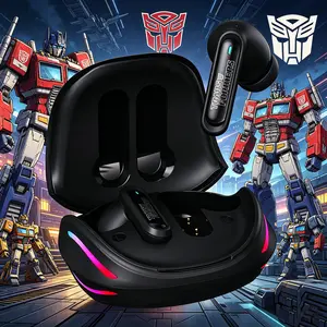 TRANSFORMERS TF-T10 Pro Wireless Earbuds, Bluetooth 6.0 In-Ear Headphones with 13mm Drivers, Music/Gaming Modes, Call Noise Cancellation, Secure Comfortable Fit for Daily Commute