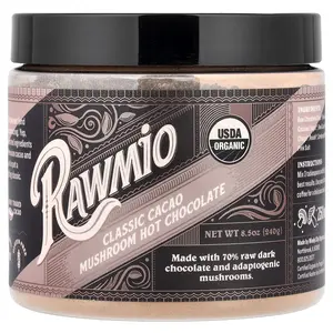 Rawmio Mushroom Hot Chocolate, Classic Cacao , 8.5 oz (240 g)