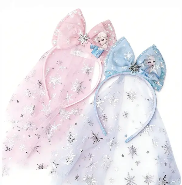 Disney Frozen Elsa & Anna Headband - Soft Material, Iconic Character Design, Perfect for Cosplay & Everyday Wear, Ideal Gift for Fans