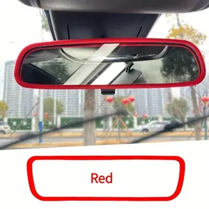 Tesla Model Y Rearview Mirror Silicone Cover, Durable Car Interior Decorative Accessory, Car Accessories, Protective Frame for Tesla Models