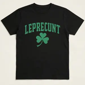 Funny Leprechaun Irish Shirt with Shamrock Design — Perfect for St. Patrick’s Day Celebrations; Women’s Baby Tee/Green Party T-Shirt