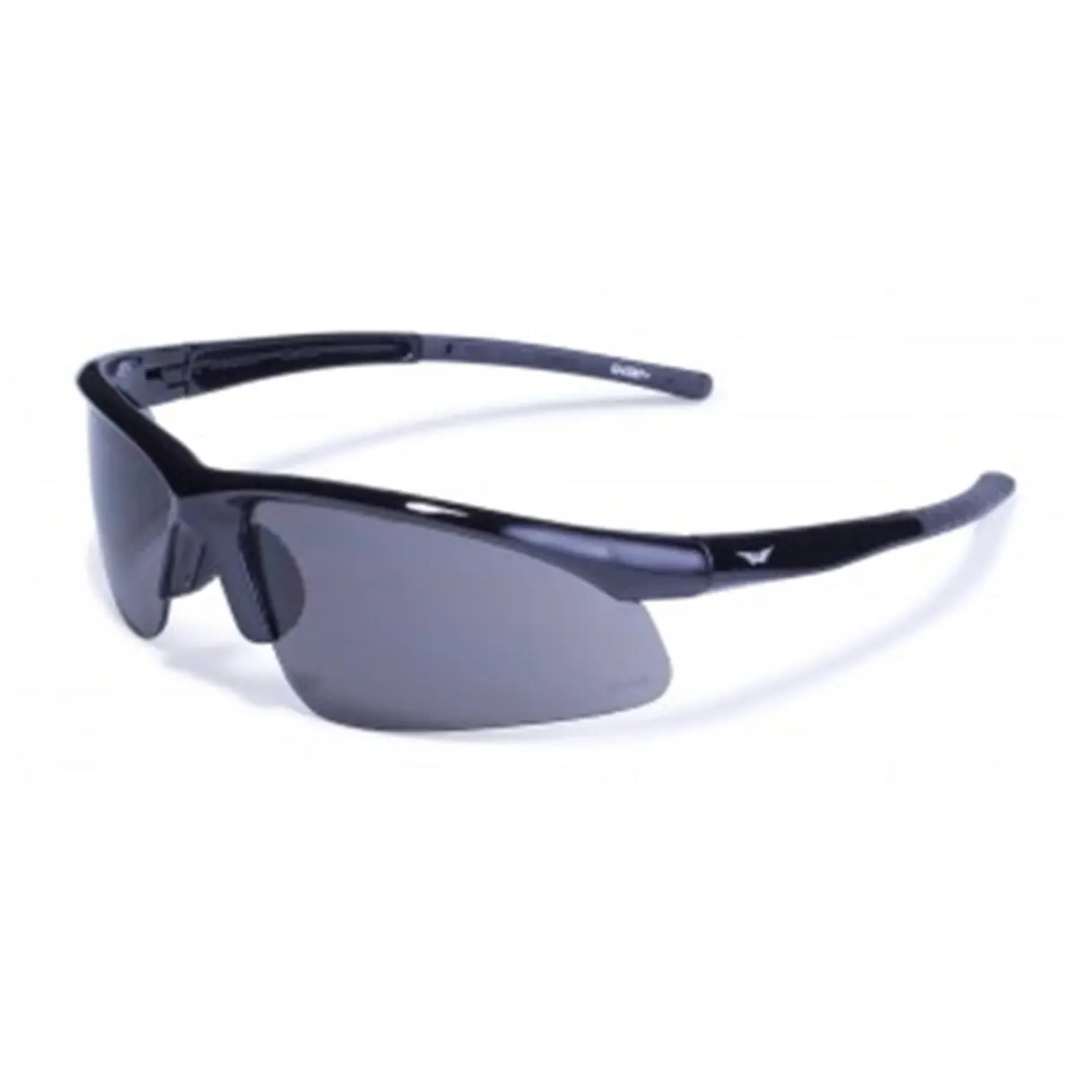 212 MAIN Ambassador Adult Dustproof Semi-Rimless Safety Goggles - Lightweight Polycarbonate Glasses with Rubber Nose Pads, Smoke UV400 Shield Lenses, Scratch Resistant, ANSI Z87.1-2010 Certified (Hunting & Outdoor Use)