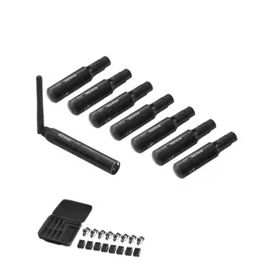 VEVOR DMX Wireless Receiver, 3 Receivers 1 Transmitter, 2.4G ISM Band, 656 ft Transmission Range, with Bag and Adapter, Wireless Stage Lighting Control, for LED Stage Party DJ Bar Lighting, SilverVEVOR Super Brand Day