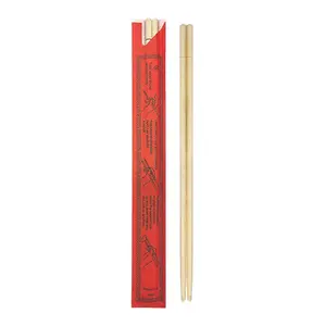 Soeos Red Disposable Chopsticks, 100 Set, UV Treated Premium Disposable Chopsticks Individually Wrapped, Wooden Chopsticks