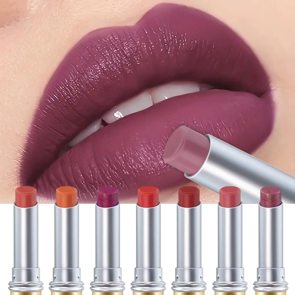 Pearl Shimmer Lipstick, 1pc Smooth Moisturizing Hydrating Waterproof Long-lasting Formula, Paraben Free Makeup, Perfect Gift for Women
