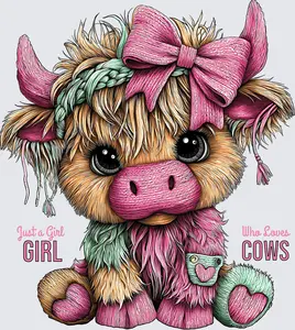 Highland just a girl love cows