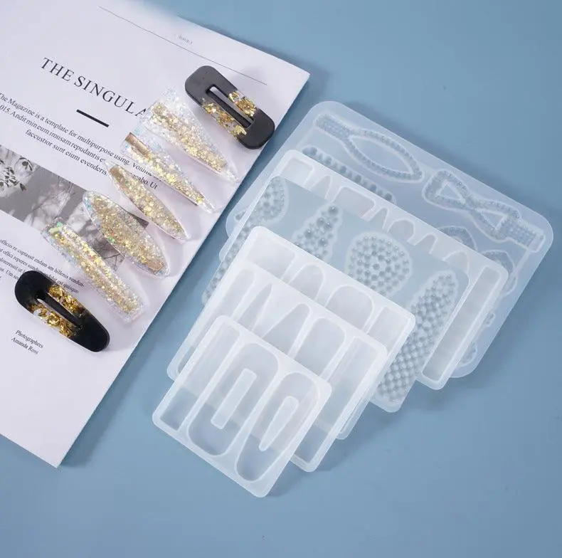 Hair Clip Mold for Resin DIY Hair Pin