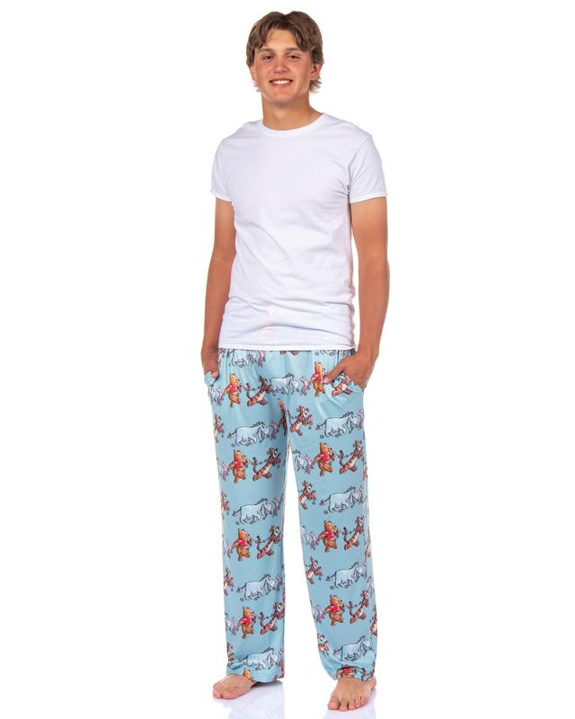 Disney Winnie The Pooh Pajama Pants Adult Tigger Piglet Eeyore Daisy Adult PJ Lounge Bottoms