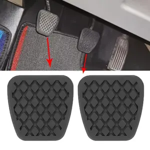 Honda Car Footrest Rubber Cover, Brake Pedal Rubber Pad, Clutch Pedal Leather, Durable Fit Replacement Parts for Honda Vehicles