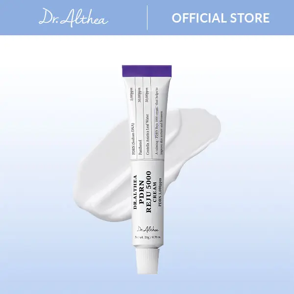 [Dr.Althea Official] PDRN Reju 5000 Cream - Lightweight Soothing & Firming Face Moisturizer with PDRN & Centella Asiatica for Skin Regeneration Care