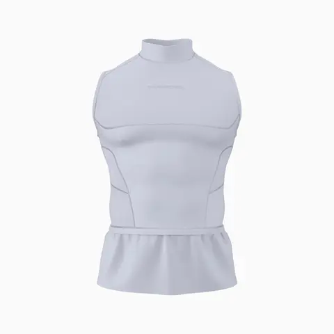 Sleeveless Turtleneck Compression Performance Shirt, Athletic Tank Tops, Gymwear Tanks, Sleeveless Sports Wear, Tight Vest for Sports & Outdoor Activities