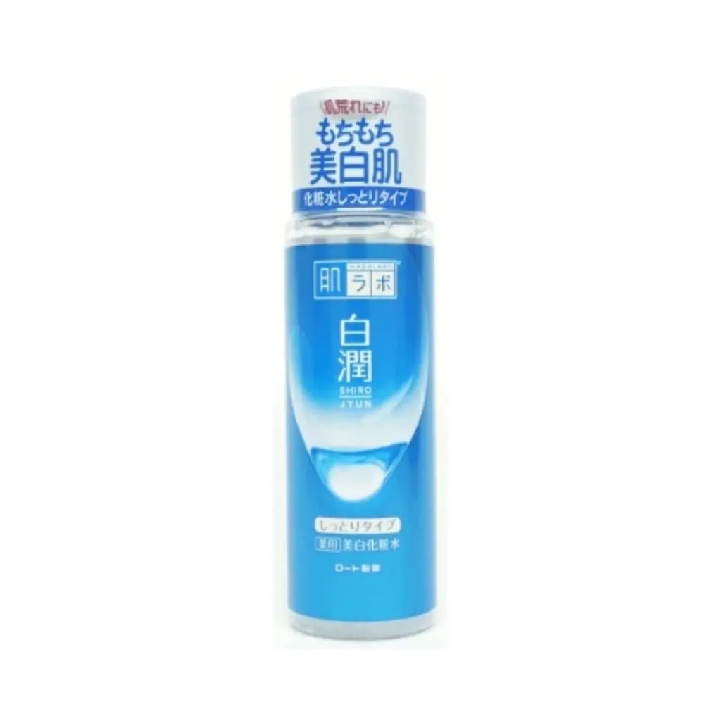 HADA LABO Shirojun Hydrating Liquid Toner - Hyaluronic Acid Infused, Brightening, Fragrance-Free, Alcohol-Free Moisturizer for All Skin Types, Dull & Uneven Tone Correction, 170ml Skincare