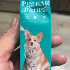 Cat and Dog Ear Cleaner  Alcohol-Free Dog Ear Wash to Help Soothe Itchiness and Cleans The Ear Canal from Debris and Buildup That May Cause Infection For Dogs and Cats of all ages[60ml]