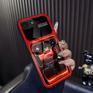 Luxury Neon Glow Neon-Contoured MagSafe Case Edition Premium Tempered Glass Lens Protection for [iPhone 16e] 952