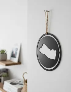 El Salvador Aesthetic Metal Sign 12x12