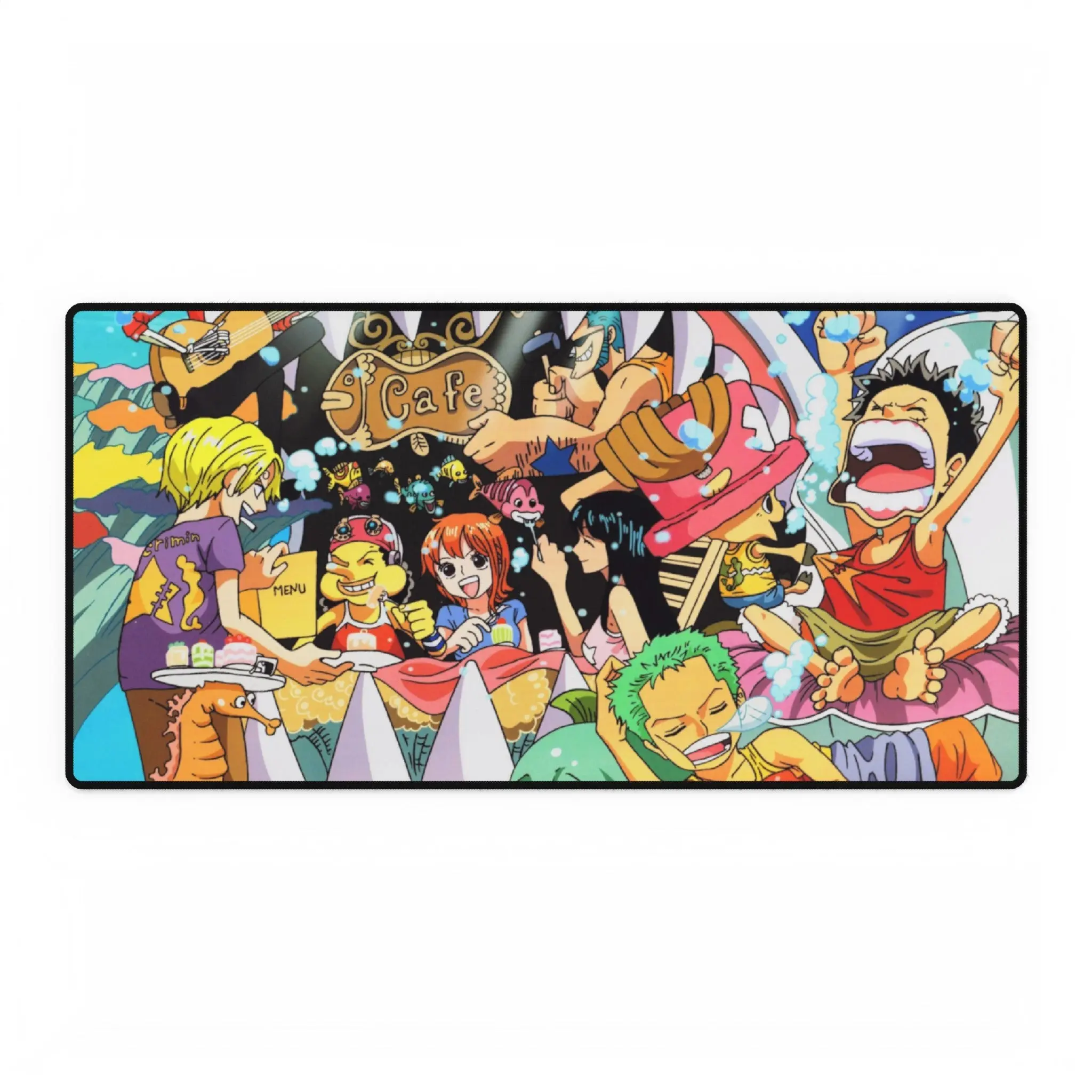 1 Piece Monkey Desk Mat, Luuffy Anime Desk Mat For Gamer, Gift For Fans