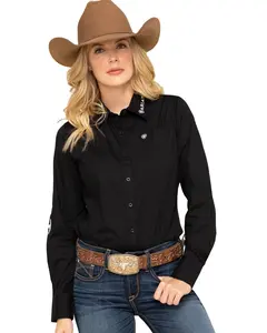 Ariat Women's Women'S Team Kirby Stretch Logo Long Sleeve Shirt - 10033034