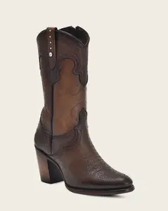 CUADRA WOMEN'S WESTERN BROWN BOOTS