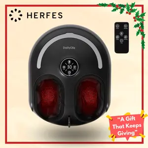 Shiatsu Foot Massager with Soothing Heat, Deep Kneading Therapy & Air Compression, Promotes Blood Circulation, Foot Comfort, Adjustable Settings For Sensitive Feet, TikTokShopStockUp