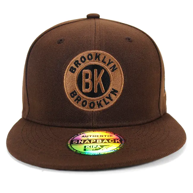 Brown Snapback Brooklyn Hat
