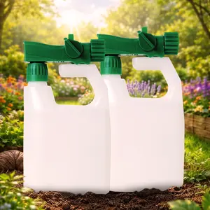 2-Pack 100:1 Hose End Sprayer – Reusable 32oz Garden Sprayers for Lawn Fertilizer, Weed Control, Car Wash & Outdoor Cleaning
