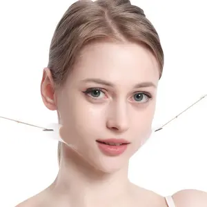 18 Patches + 4pcs Pull Ropes Facial Lifting Tape, Invisible Transparent Face Lift Stickers, Instant V Shape Lift, Reduce Sagging in Minutes